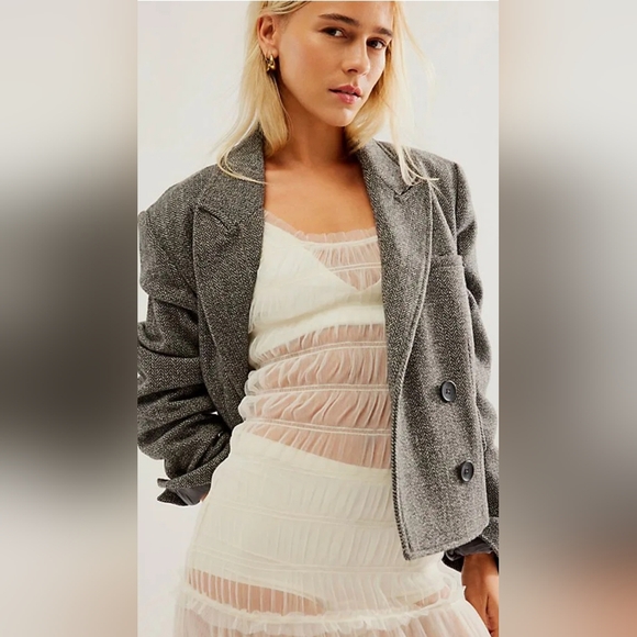 Free People Smock About It Slip In Ivory - Picture 4 of 12